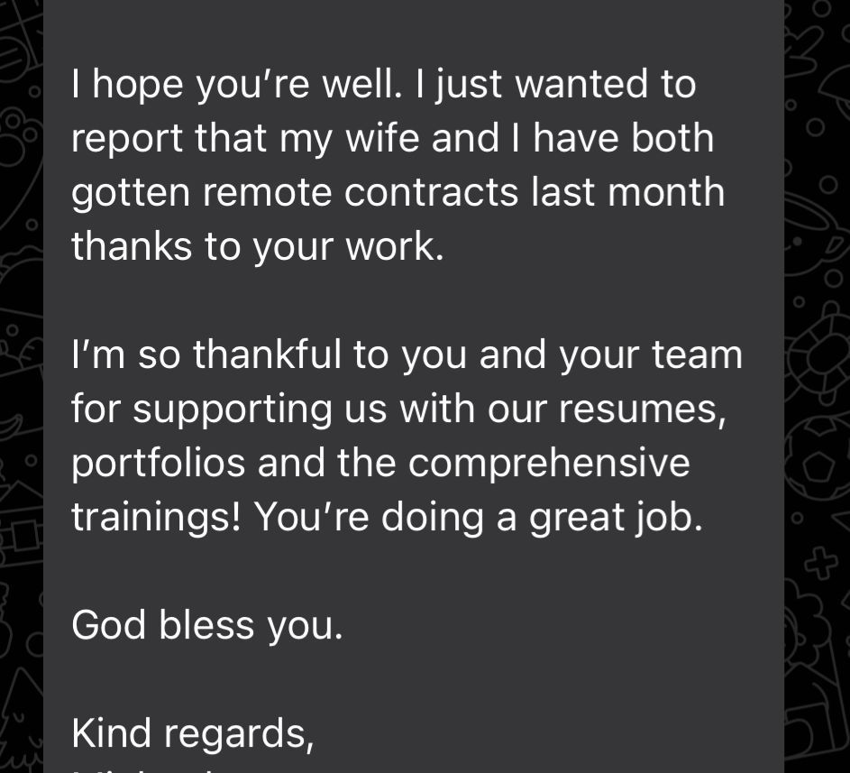 LinkedIn testimonial